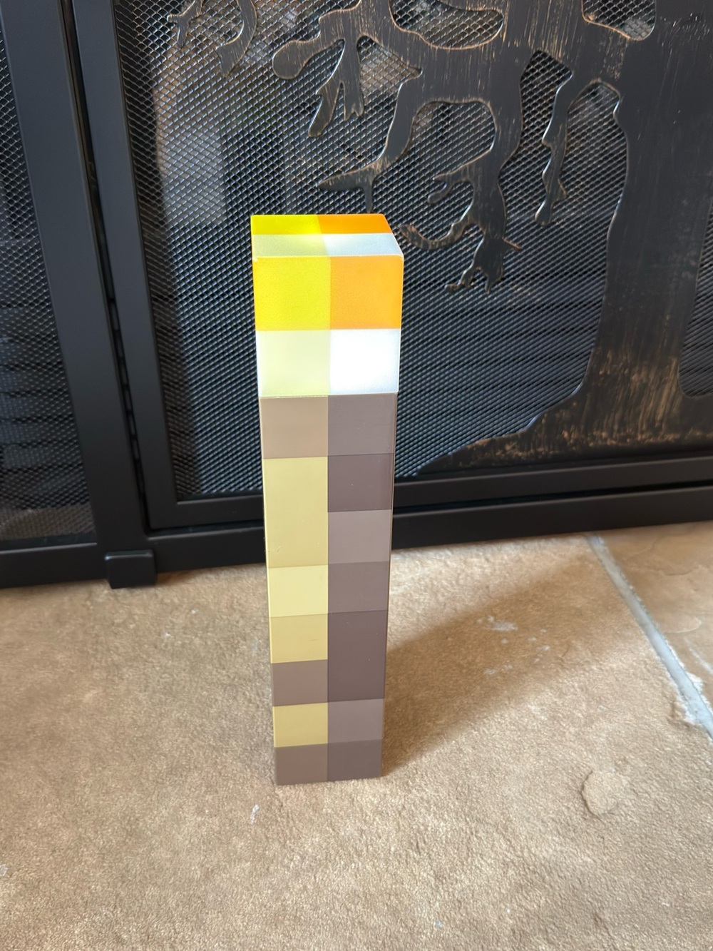 Minecraft Light-Up Wall Torch - LED Lamp